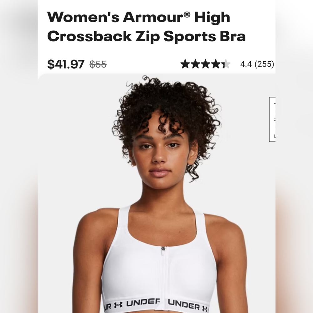Under Armour bra NWT